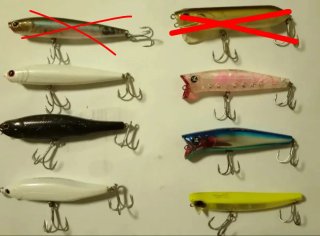 Lotes señuelos pesca lucki APIA wiplash ...
