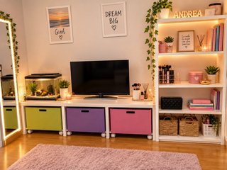 Mueble de Salón Infantil con Estantería