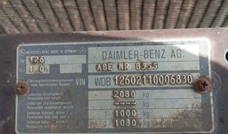 Llanta mercedes clase (w126) berlina+coupe 431698