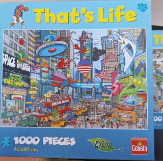 4 Puzzles Goliath That's Life 1000 Piezas