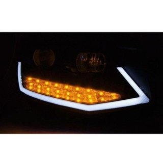 Faros Volkswagen T6 LED Fondo Negro