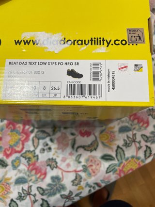 Zapatos de Seguridad Diadora Talla 42
