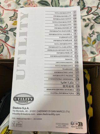Zapatos de Seguridad Diadora Talla 42