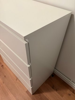 Cómoda Ikea Blanca 4 Cajones