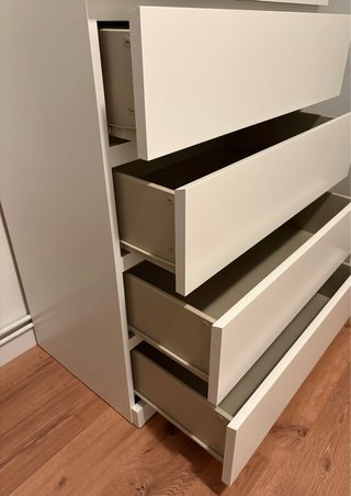 Cómoda Ikea Blanca 4 Cajones