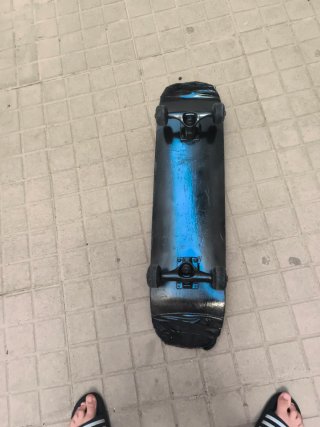Patineta desgastada