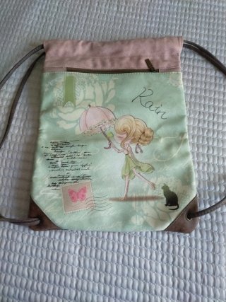 Mochila con Estampado en Tonos Pasteles sweet Cand