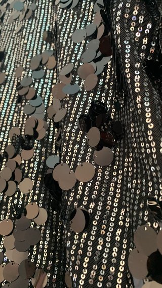 Chaqueta con Lentejuelas Negras