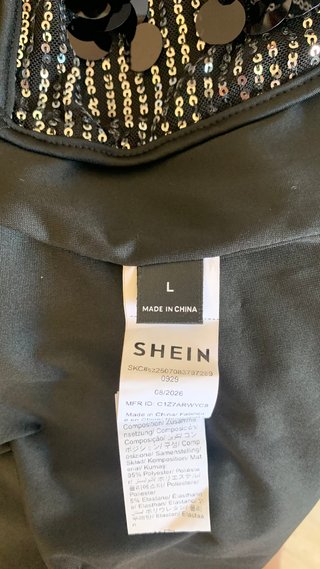 Chaqueta con Lentejuelas Negras