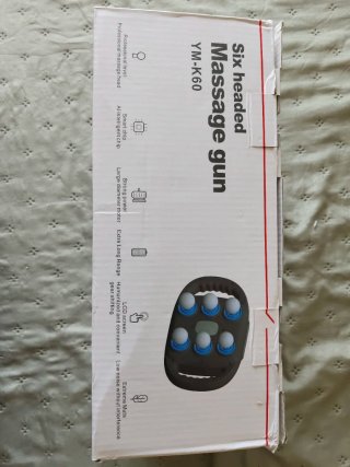 Masajeador muscular multicabezal portátil de mano