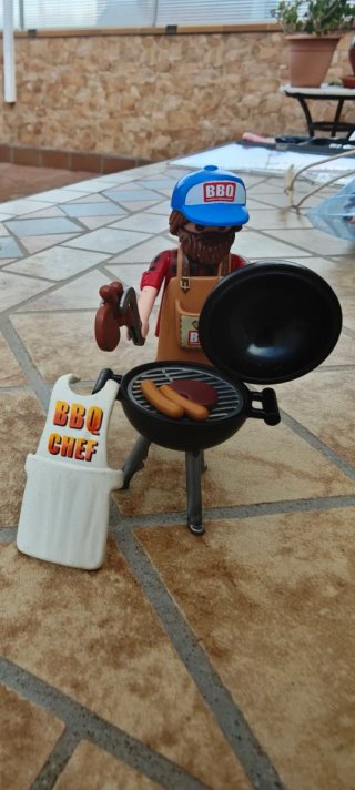 Set Playmobil Barbacoa Serie 30