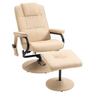 Sillón Relax con Puff Reposapiés Reclinado a 145°