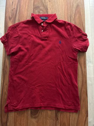 Polo Ralph Lauren Rojo granate Talla M