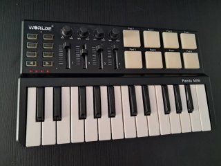 Controlador MIDI Worlde Panda MINI