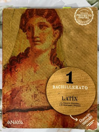 Libro Latín Anaya 1º Bachillerato
