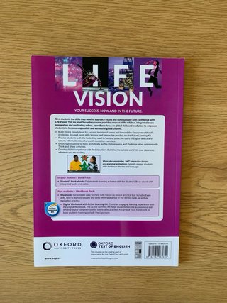 LIBROS NUEVOS INGLÉS LIFE VISION B2 STUDENT’S WORK