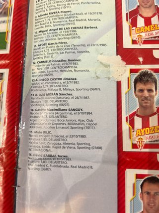Álbum de cromos Liga 2010 2011 completo