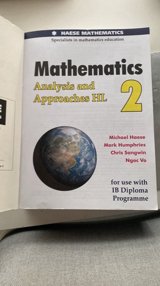 Mathematics: Analysis and Approaches HL