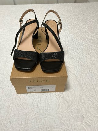 Sandalias Unisa Moraty Ev Talla 37 Negras
