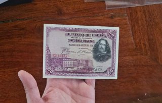 Billete 50 Pesetas Banco de España 1928