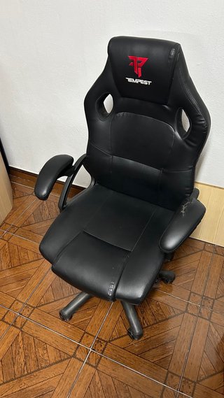 Sedia da Gaming Tempest Nera