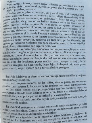 Modelos Masculino y Femenino en Textos de EGB