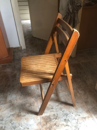 Silla Plegable de Madera