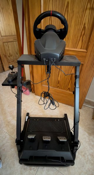Volante Tracer 3 pedales + palanca cambios