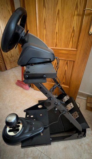 Volante Tracer 3 pedales + palanca cambios