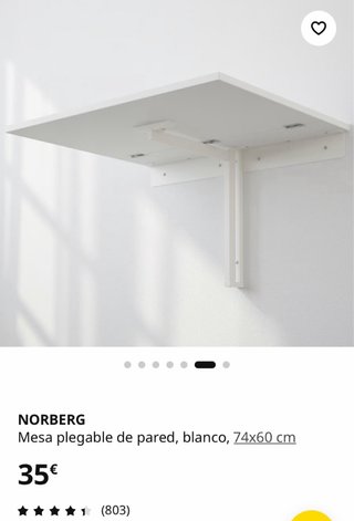 Mesa/escritorio- silla plegable y lámpara