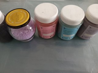 Set de 5 Botes de Arena Perfumada para Cenicero