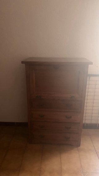 Cabecero y Mesilla de Noche de Madera
