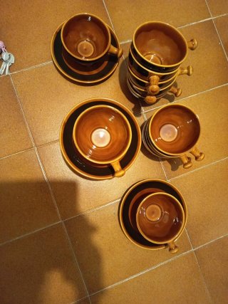 Juego de Sopa o Consomé de Cerámica