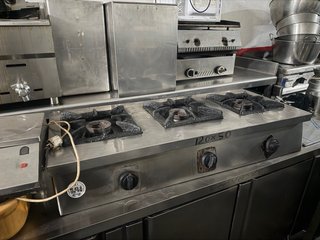 Cocina 3 fuegos