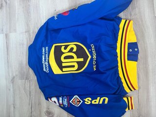 Chaqueta Bomber Nascar UPS Vintage Y2K Azul
