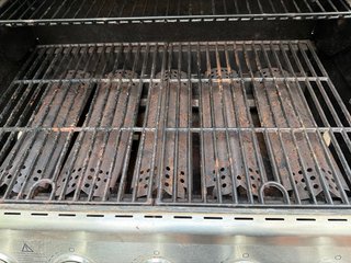 Barbacoa de Exterior con 4 Quemadores y Fogón