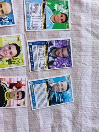 Lote de 8 Cromos Liga 2002