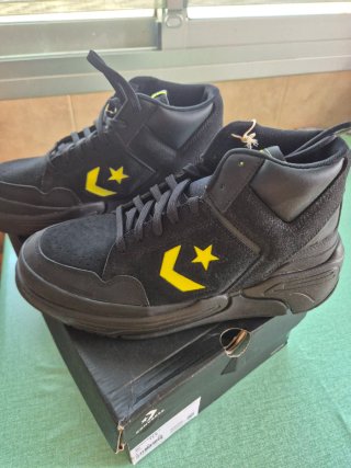 Zapatillas Converse Weapon CX MID Negras Amarillas