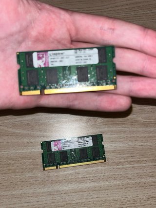 2 Módulos Memoria RAM Kingston 2GB SO-DIMM