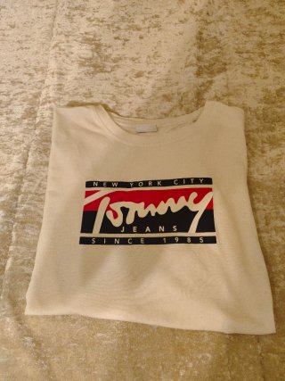 Camiseta Tommy Jeans Blanca Talla XL