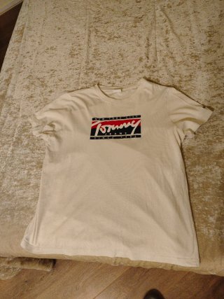 Camiseta Tommy Jeans Blanca Talla XL