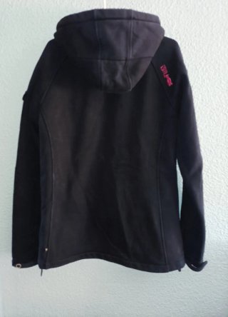 Cazadora Volcom Negra con Cubrebocas
