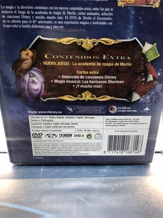 Dvd, Nuevo Precintado, Merlin El Encantador,...