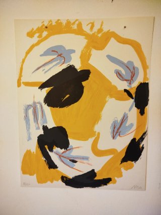 Litografía Juan Navarro Baldeweg 84/250 Año 1982