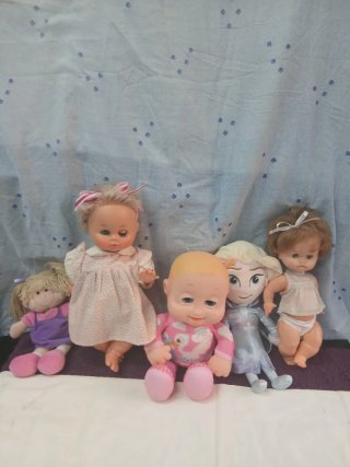 Lote 5 bambole per bambini
