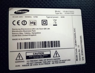 Gran Televisor Samsung 46" Full HD Smart