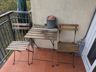 Mesa y 2 Sillas Plegables Exterior Ikea
