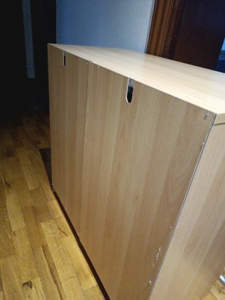 Cómoda 4 cajones madera clara