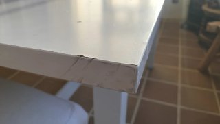 Mesa extensible y 6 sillas Ikea con dos fundas