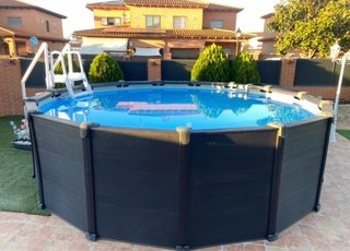 Piscina Intex Graphite Redonda 4,78 x 1,24m